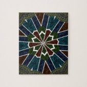 繊細なディテールに彩られたサリにインスパイアされたデザイン ジグソーパズル (縦)