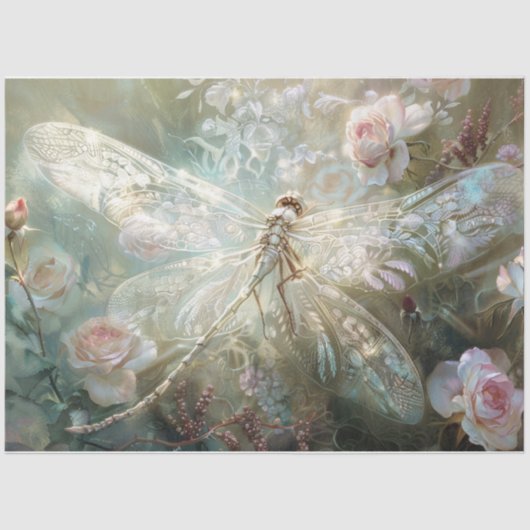 繊細なトンボ 薄葉紙 (正面)