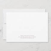 繊細なバラ金ゴールド書道4写真コラージュ セーブザデート (裏面)