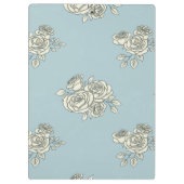 繊細なバラ クリップボード (裏面)