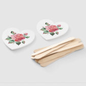 繊細なバラ ハンドファン (組立なし)