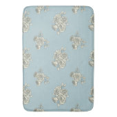 繊細なバラ バスマット (正面縦)