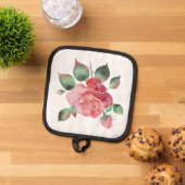 繊細なバラ 鍋敷き (トップダウン)