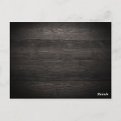 繊細なパインズクリスマス4フォトコラージュカード ポストカード (裏面)