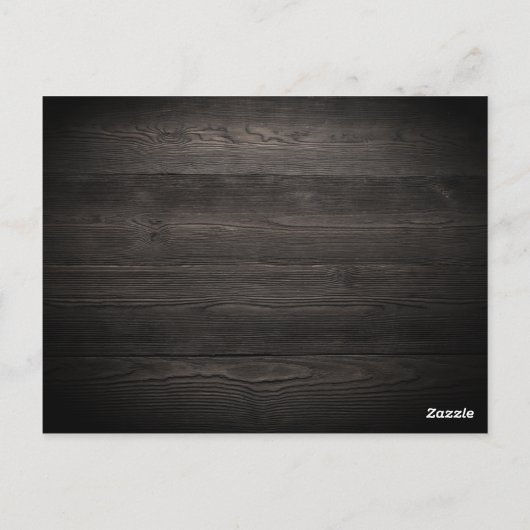 繊細なパインズクリスマス4フォトコラージュカード ポストカード (裏面)