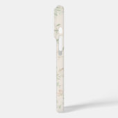 繊細なパステルフラワーフォンケース Case-Mate iPhoneケース (裏面 / 左)