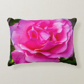 繊細なピンクのバラ。 アクセントクッション (正面)