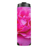 繊細なピンクのバラ。 タンブラー (正面)