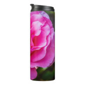 繊細なピンクのバラ。 タンブラー (回転右)