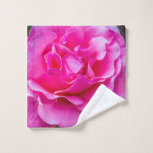 繊細なピンクのバラ。 バスタオルセット (ウォッシュタオル)