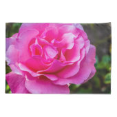 繊細なピンクのバラ。 枕カバー (裏面)