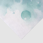 繊細なピンクの水の色のクラゲの分離 薄葉紙 (詳細)