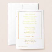 繊細なピンクの花の幸せな母の日のカード 箔カード (裏面封筒付き)