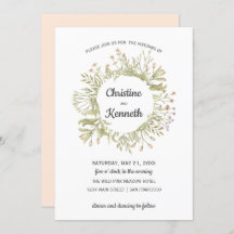 繊細なピンクの野草リースボタニッ結婚クス