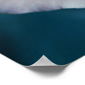 繊細なピンクローズ花びらマクロ抽象芸術 ポスター (角)