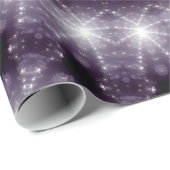 繊細なファンシー黒と白のラウンドレース ラッピングペーパー (ロールコーナー)