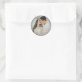 繊細なフォトスクリプトありがとうござ結婚う ラウンドシール (バッグ)