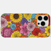 繊細なフラワープリント Case-Mate iPhoneケース (裏面 (横))
