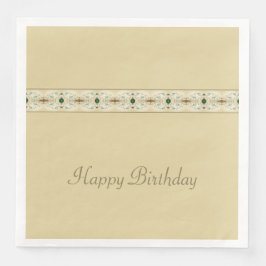 繊細なフローラで淡い茶色