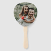 繊細なフローラと結婚写真 ハンドファン (裏面)