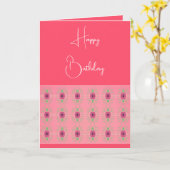 繊細なフローラアクセント カード (黄色い花)