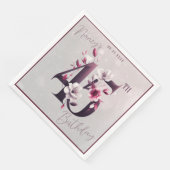 繊細なフローラカスタマイズ可能45誕生日 (コーナー)