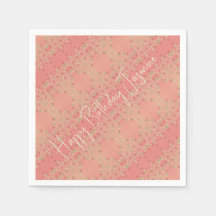 繊細なフローラ型パターン