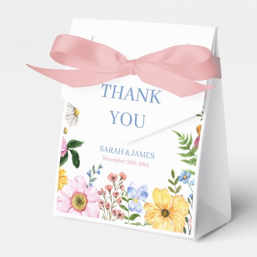 繊細なフローラ水の結婚色 フェイバーボックス (正面サイド)