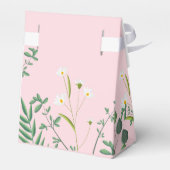 繊細なフローラ結婚の フェイバーボックス (裏面サイド)