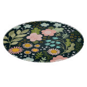 繊細なフローラ：シームレスなヴィンテージ美しい。 カッティングボード (角)