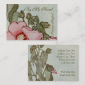 繊細なフローラ#3 名刺 (正面/裏面)