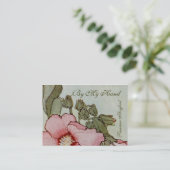 繊細なフローラ#3 名刺 (スタンド正面)