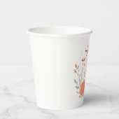 繊細なフローラN07 紙コップ (右)