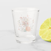 繊細なフローラN08 ショットグラス (裏面)