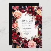 繊細なブルゴーニュ素朴ー セーブザデート (正面/裏面)