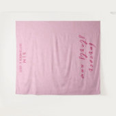 繊細なブルゴーニュ結婚の写真の背景タペストリー タペストリー (正面(横))