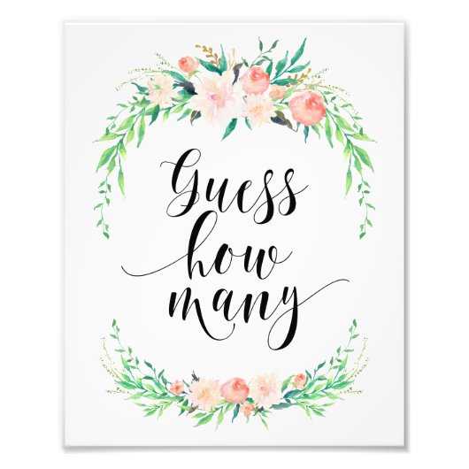 繊細なブーケ推測プリント数 フォトプリント            (正面)