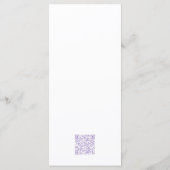 繊細なポインセチア メニュー (裏面)