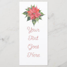 繊細なポインセチア メニュー