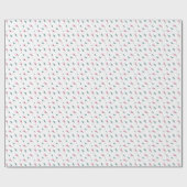 繊細なマグノリアの花弁 ラッピングペーパー (フラット)