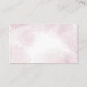 繊細なマグノリアの花、レジストリ エンクロージャーカード (裏面)