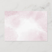 繊細なマグノリアの花、願い事の井戸 エンクロージャーカード (裏面)