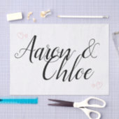 繊細なミニマル結婚主義書道 薄葉紙 (クラフト)