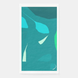 繊細なミントブレードデザイン紙ナプキン