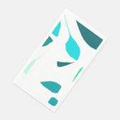 繊細なミントブレードデザイン紙ナプキン (コーナー)