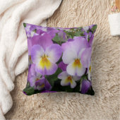 繊細なメイヴパンジー クッション (ブランケット)