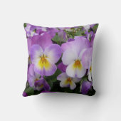 繊細なメイヴパンジー クッション (裏面)