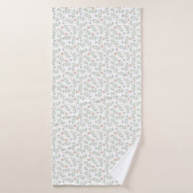 繊細なモダン コテージ ボタニカル プリント