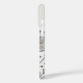 繊細なラインアート Case-Mate iPhoneケース (裏面 / 左)