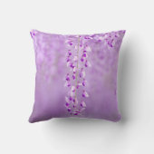 繊細なラベンダーの花枕 クッション (裏面)